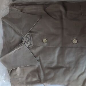 Men's Boss Hugo Boss Cotton Dress Shirt‎ Size 16, Brown